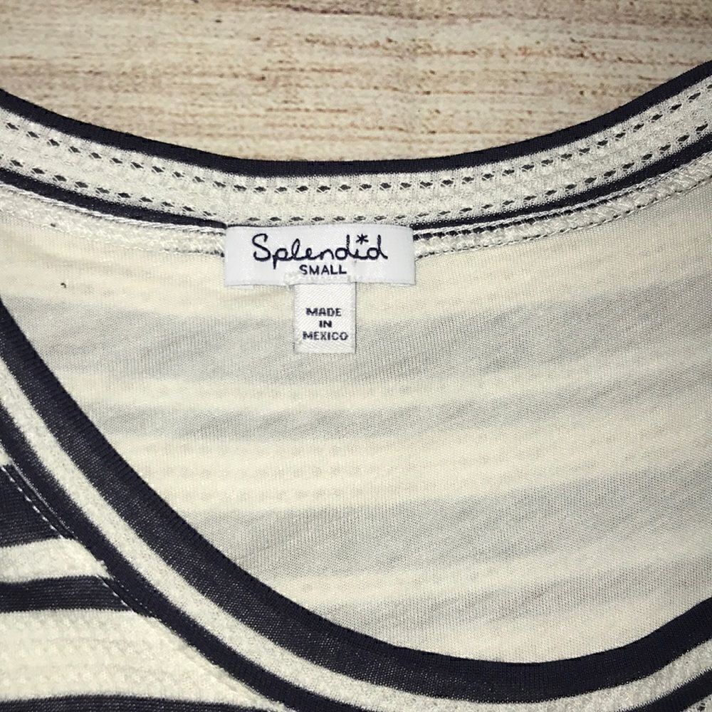 Splendid Topsail Short Sleeve Stripe Dress - Picture 4 of 6